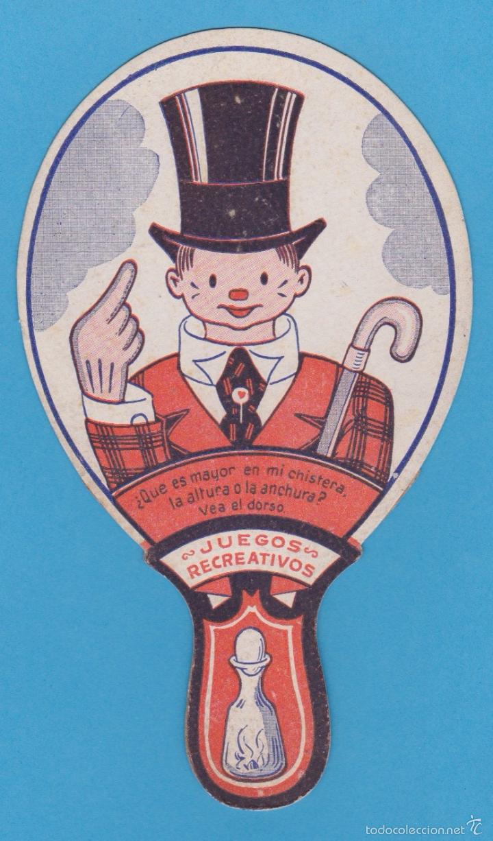 Coleccionismo: ROYAL KIJ. LICOR ARGENT&Iacute;. JUEGOS RECREATIVOS. ABANICO O PAI PAI DE CART&Oacute;N. S/F