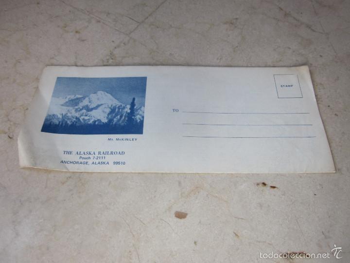 Coleccionismo: THE ALASKA RAILROAD SOUVENIR LETTER A&Ntilde;OS 70