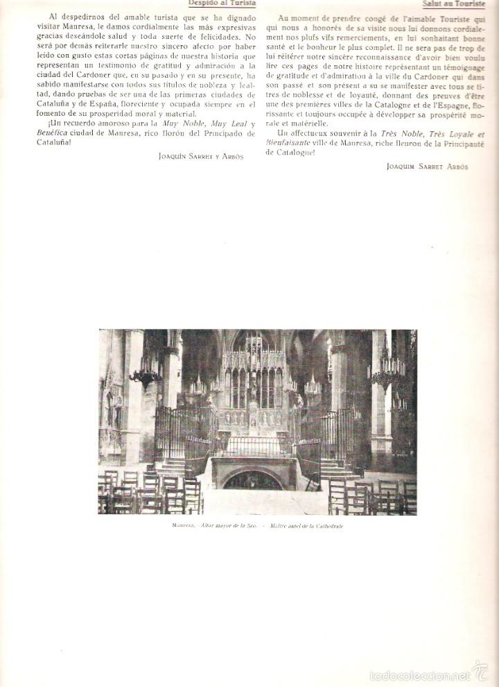 Sammelleidenschaft Papier: A&Ntilde;O 1929 RECORTE PRENSA MANRESA FOTOGRAFIA DEL ALTAR MAYOR DE LA SEU CATEDRAL
