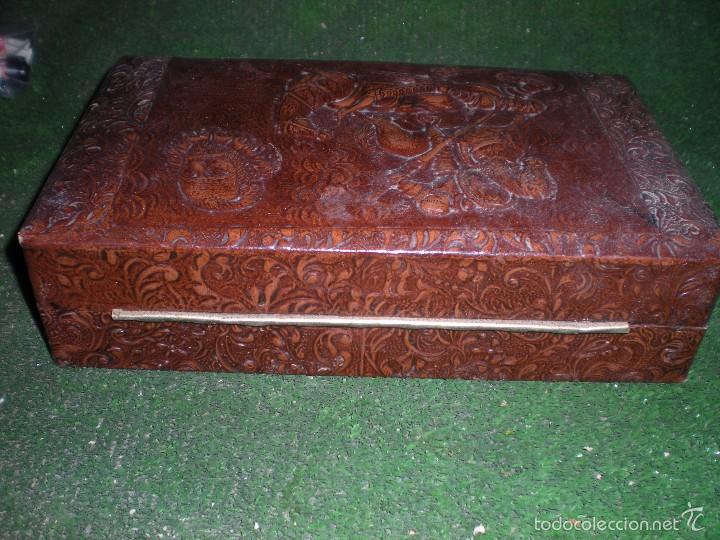 Coleccionismo: CAJA DE PUROS DE CUERO - Foto 1