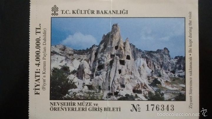 Coleccionismo: ENTRADA MUSEO NEVSEHIR DE TURQUIA - Foto 1
