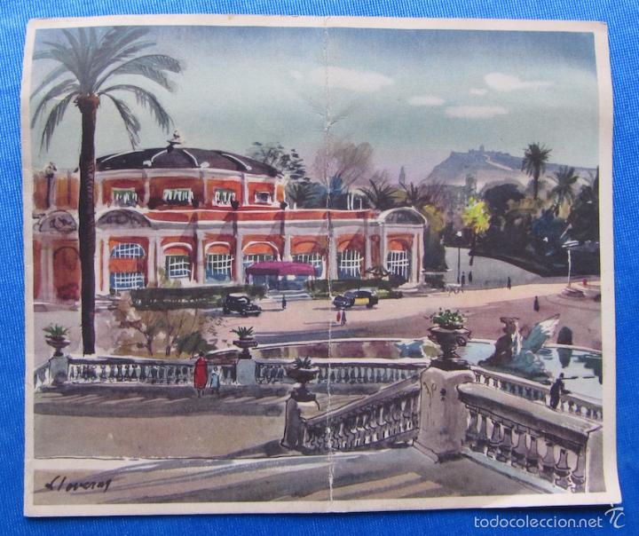 Coleccionismo: GRAN CASINO PARQUE DE LA CIUDADELA. LLOVERAS. MEN&Uacute; DE BODA. BARCELONA, 1961