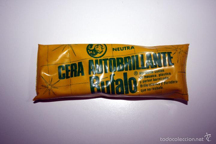 Coleccionismo: Cera Autobrillante Bufalo. A&Ntilde;OS 80. Sin Abrir.