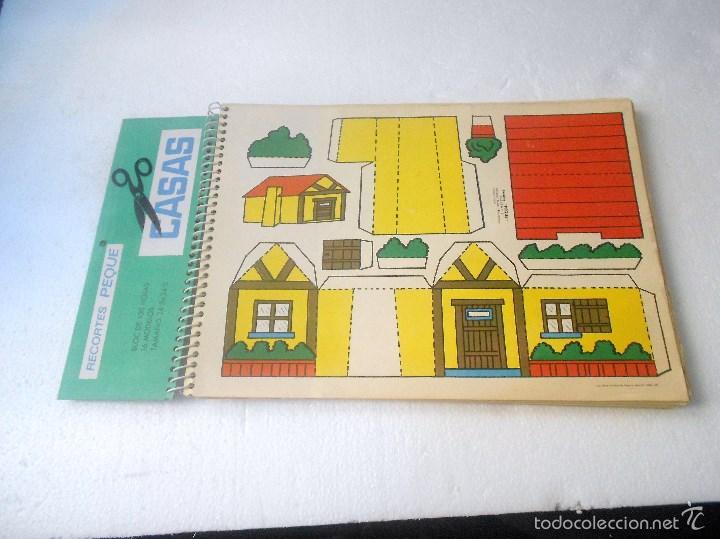 Coleccionismo: RECORTABLES RECORTES PEQUE CASAS BLOC 16 MODELOS 94 HOJAS