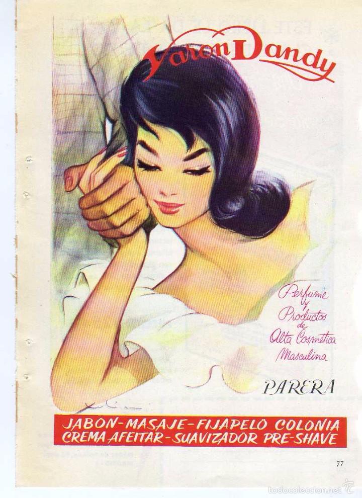 Coleccionismo: ANUNCIO PUBLICIDAD VARON DANDY - Foto 1