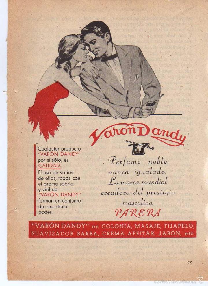 Coleccionismo: ANUNCIO PUBLICIDAD VARON DANDY - Foto 1