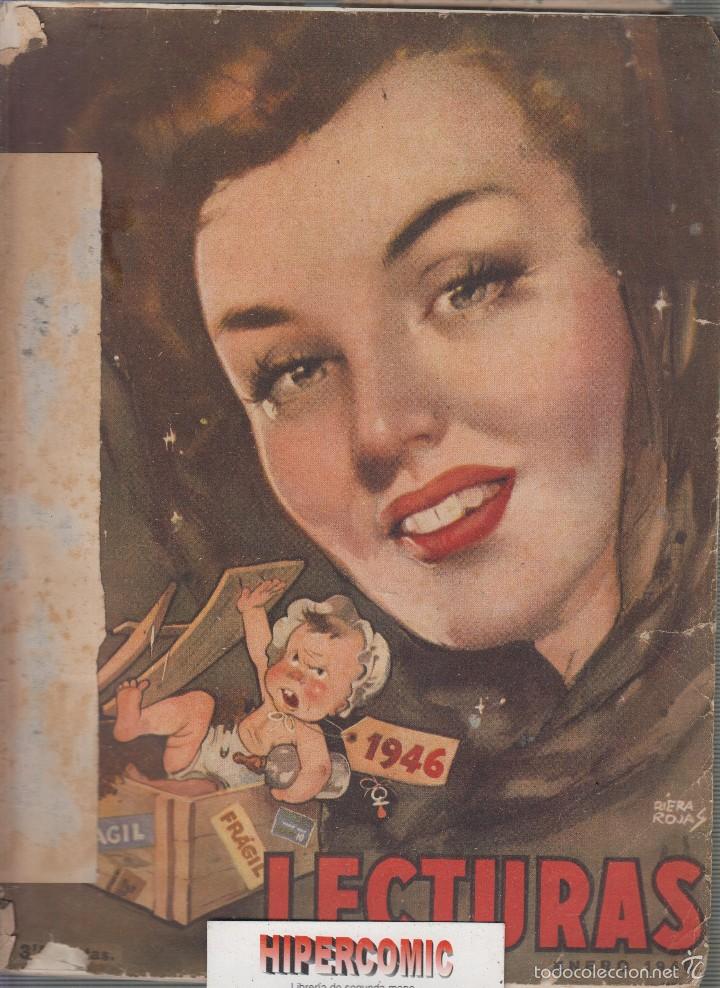 Sammeln: LECTURAS N&ordm; 255 ENERO DE 1946, REVISTA DE ARTE Y LITERATURA
