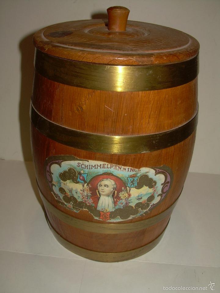 Coleccionismo: ANTIGUA CAJA DE TABACO DE ROBLE. - Foto 2