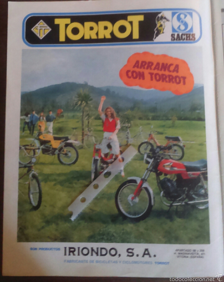 Coleccionismo: Publicidad ciclomotores Torrot de 1982