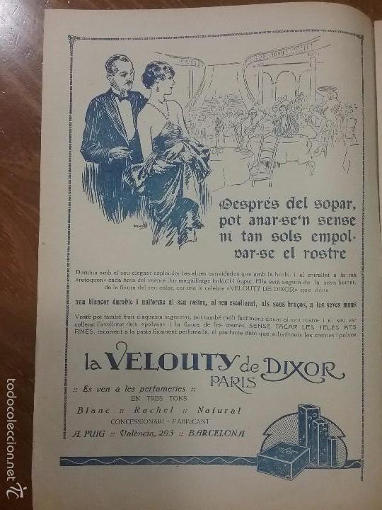 Colecionismo: ANTIGUA P&Aacute;GINA DE PUBLICIDAD LA VELOUTY DE DIXOR PARIS.A&Ntilde;O 1928.ORIGINAL