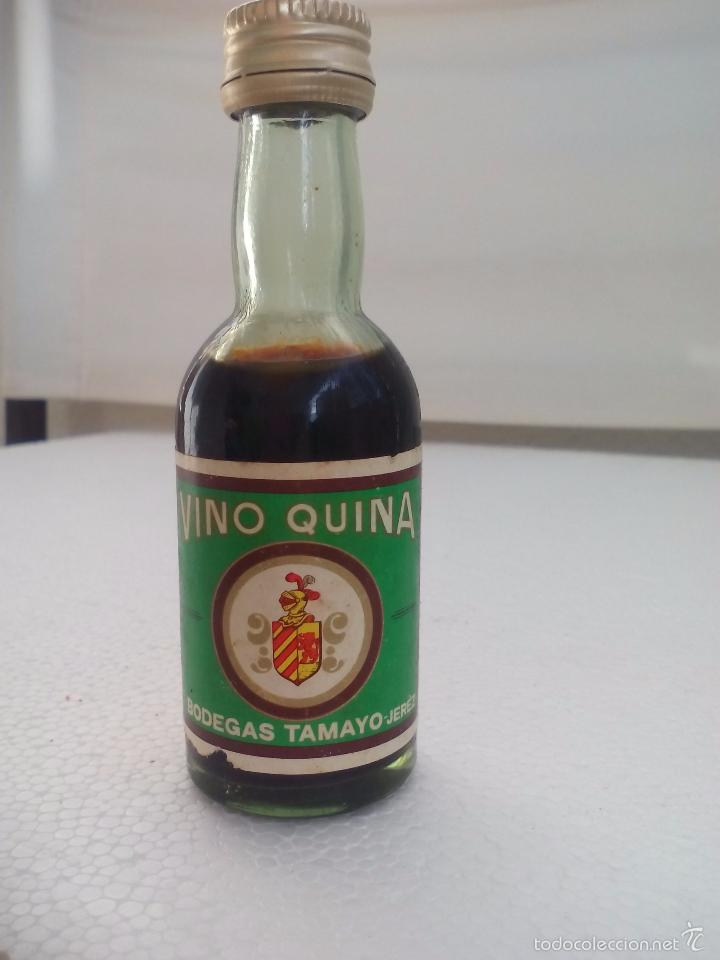 Coleccionismo: Vino Quina. Bodegas Tamayo. MINI BOTELLA. BOTELLIN MINIATURA BOTELLITA. MINIBOTELLA.
