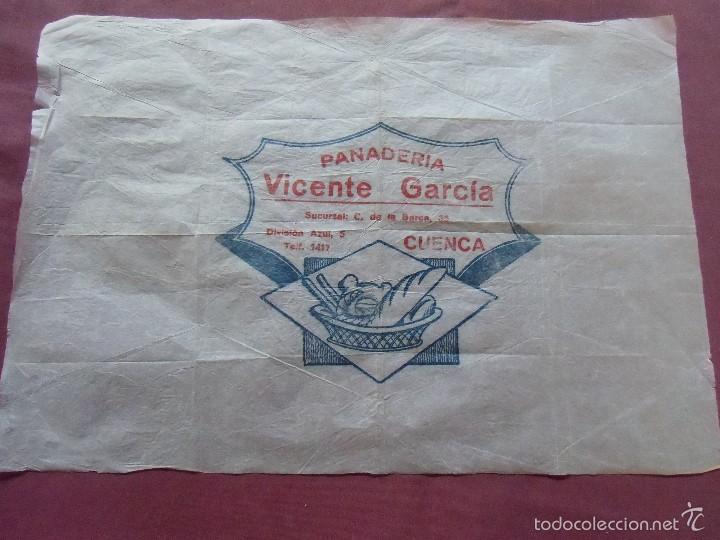 Coleccionismo: CUENCA.panader&iacute;a VICENTE GARC&Iacute;A en la calle Divisi&oacute;n Azul, n&ordm; 5.