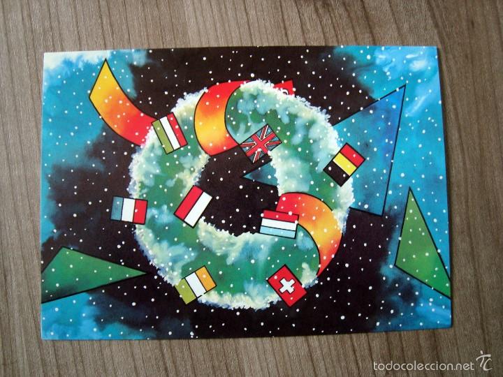 Coleccionismo: Navidad, tarjeta postal felicitacion navide&ntilde;a copelsa 1992 - unicef