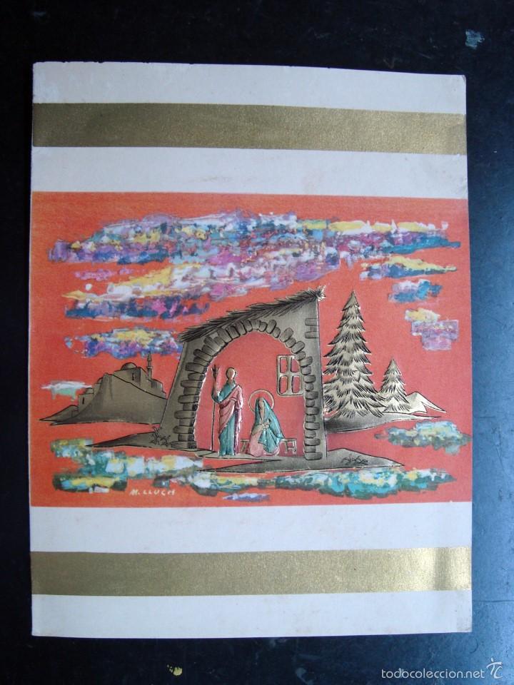 Coleccionismo: Navidad, antigua tarjeta postal felicitacion navide&ntilde;a - no escrito