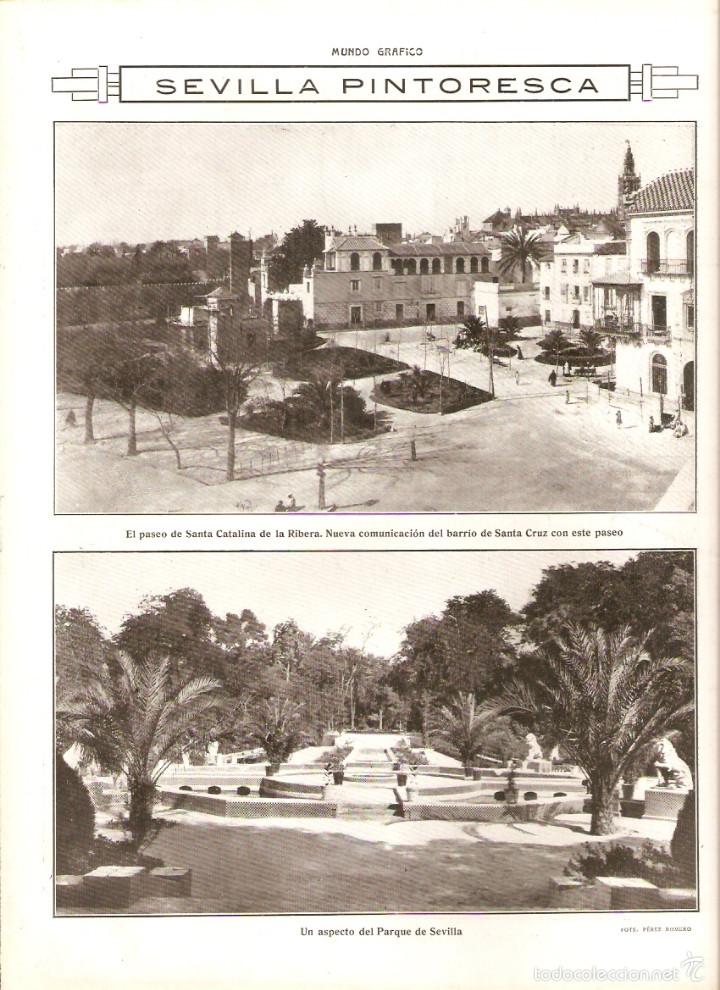 Collezionismo: A&Ntilde;O 1916 SEVILLA PASEO SANTA CATALINA DE LA RIBERA MUJERES TRABAJANDO FABRICAS ARMAMENTO INGLATERRA