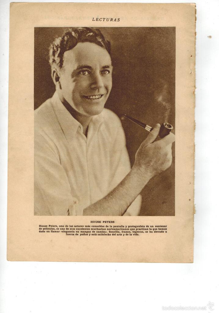 Collezionismo: A&Ntilde;O 1925 RECORTE PRENSA CINE FOTOGRAFIA MARION DAVIES HOUSE PETERS ACTOR ACTRIZ ARTISTA