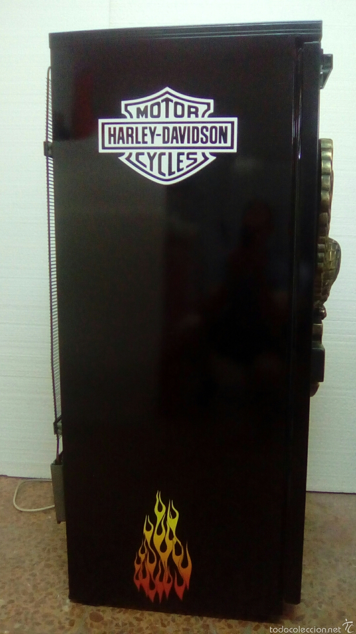 Coleccionismo: NEVERA TEMATIZADA HARLEY DAVIDSON - Foto 4