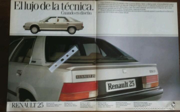 Collezionismo: Publicidad Automovil Renault 25 de 1986