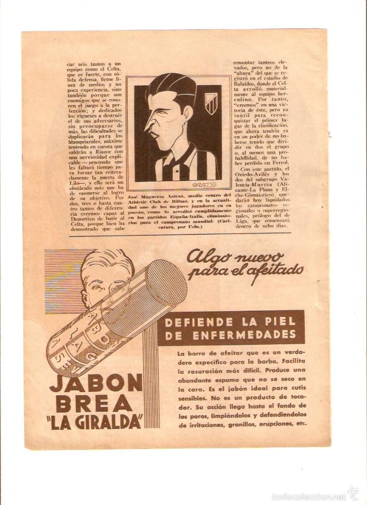 Collezionismo: A&Ntilde;O 1934 RECORTE PRENSA PUBLICIDAD JABON BREA LA GIRALDA AFEITADO AFEITAR