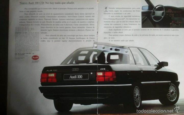 Coleccionismo: Publicidad automovil Audi 100
