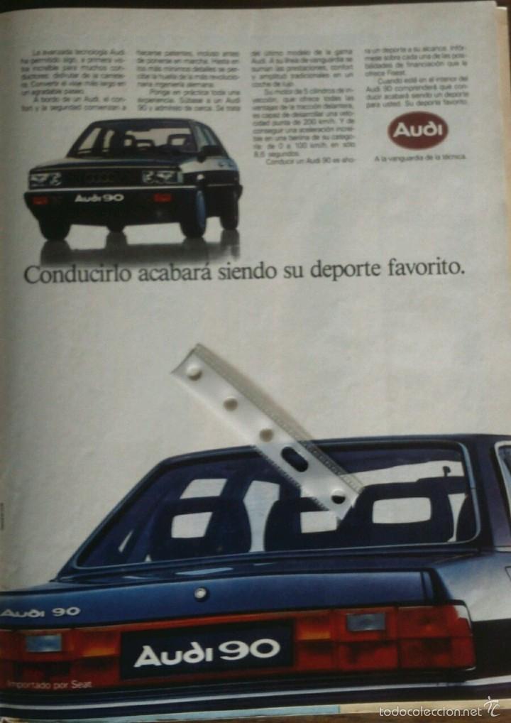 Coleccionismo: Publicidad automovil Audi 90 de 1985