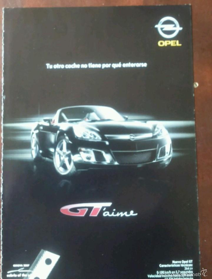 Coleccionismo: Publicidad automovil deportivo cabrio Opel GT de 2006