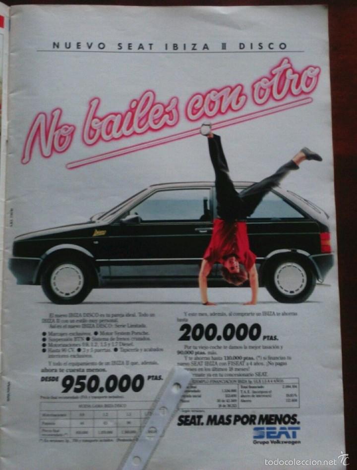 Coleccionismo: Publicidad automovil Ibiza Disco de 1989