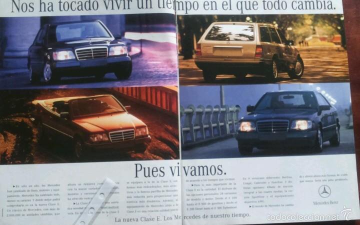 Coleccionismo: Publicidad automovil Mercedes-Benz Clase E de 1993