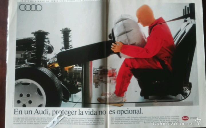 Coleccionismo: Publicidad automovil Audi sistema Airbag de 1993