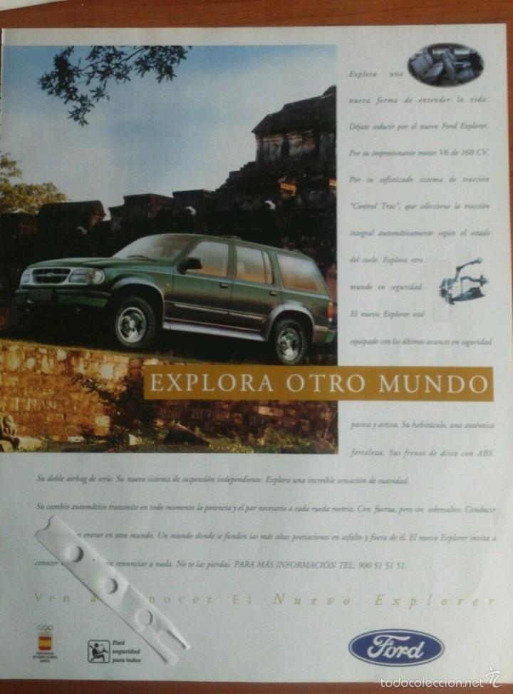 Coleccionismo: Publicidad automovil Todoterreno Ford Explorer