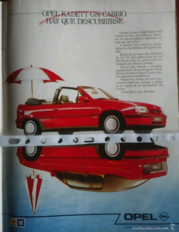 Collecting: Publicidad automovil Opel Kadett GSI cabrio de 1988