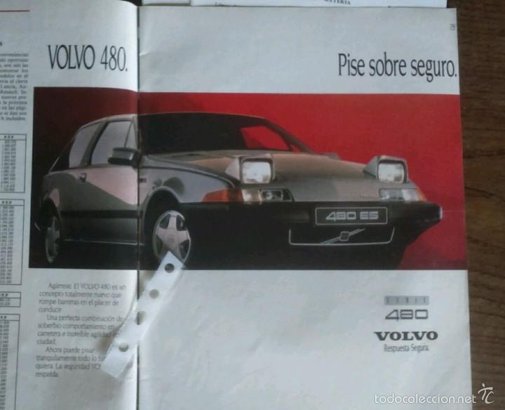 Collecting: Publicidad automovil Volvo 480 de 1988