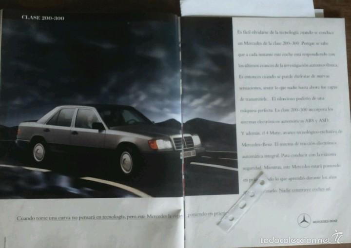 Collecting: Publicidad automovil Mercedes-Benz Clase 200 - 300 de 1988