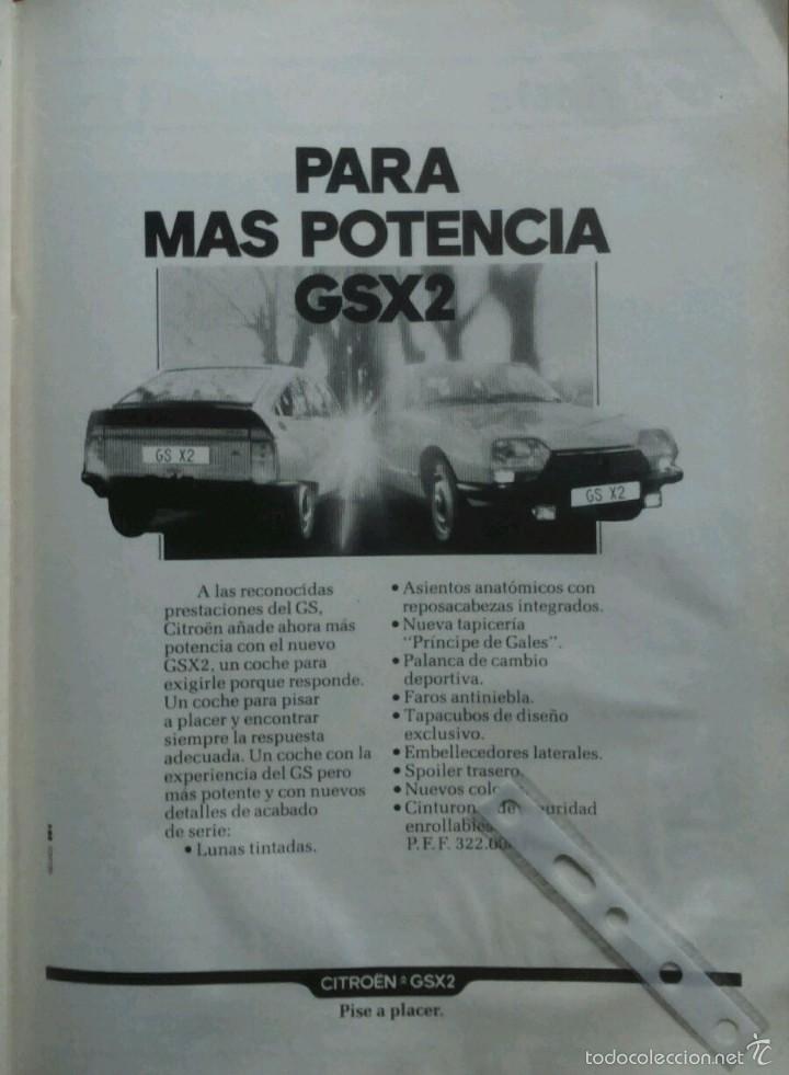 Collecting: Publicidad automovil Citroen GS X2 de 1978