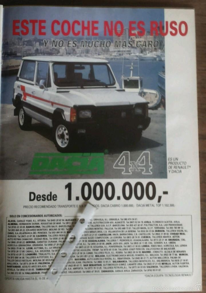 Collecting: Publicidad automovil Todoterreno Dacia 4x4 de 1992