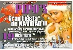 Coleccionismo: 20-706. Invitaci&oacute;n. Pipo's. Gran Fiesta de Navidad