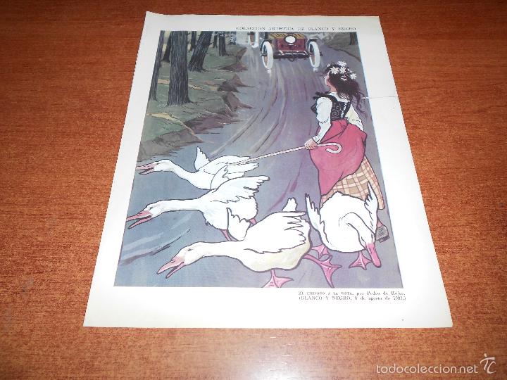 Coleccionismo: ILUSTRACI&Oacute;N DE PEDRO DE ROJAS: L&Aacute;MINA COLECCI&Oacute;N ART&Iacute;STICA DE BLANCO Y NEGRO 1958