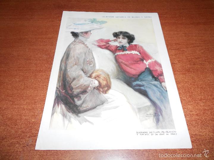 Coleccionismo: ILUSTRACI&Oacute;N DE CECILIO PL&Aacute;: L&Aacute;MINA COLECCI&Oacute;N ART&Iacute;STICA DE BLANCO Y NEGRO 1959