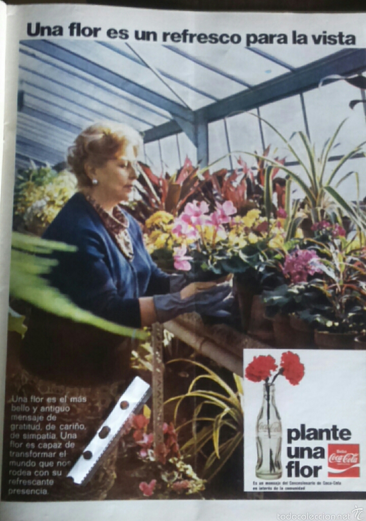 Coleccionismo: Publicidad bebida Coca Cola de 1971