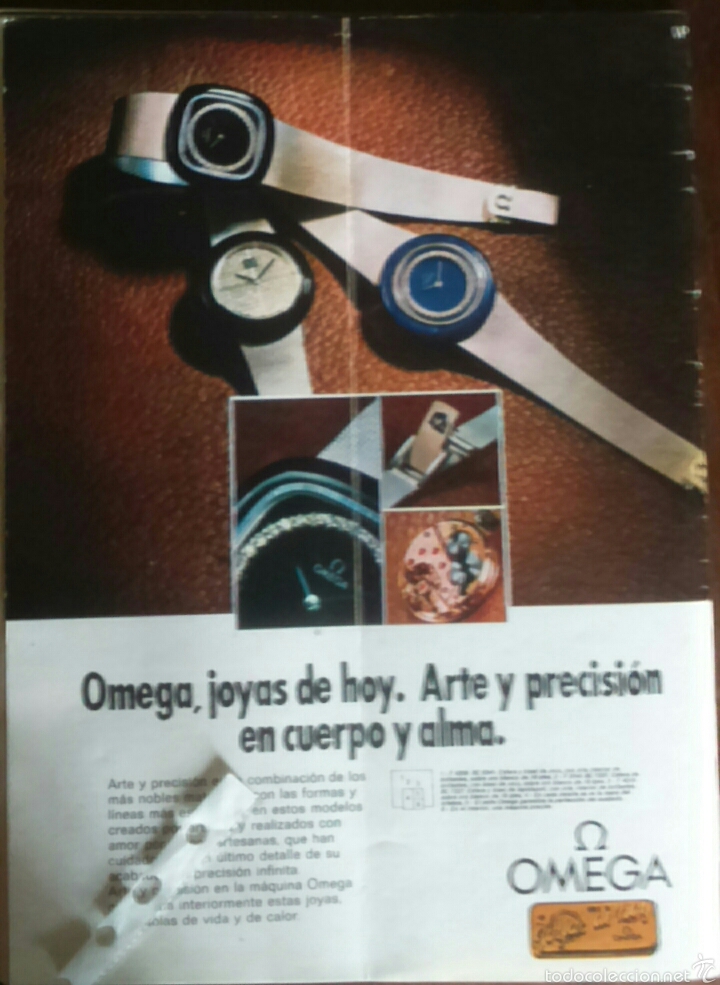 Coleccionismo: Publicidad Reloj Omega de 1976