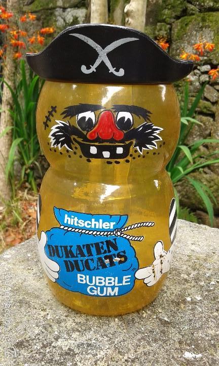 Collecting: ANTIGUO BOTE DE CHICLES HITSCHLER. PIRATA