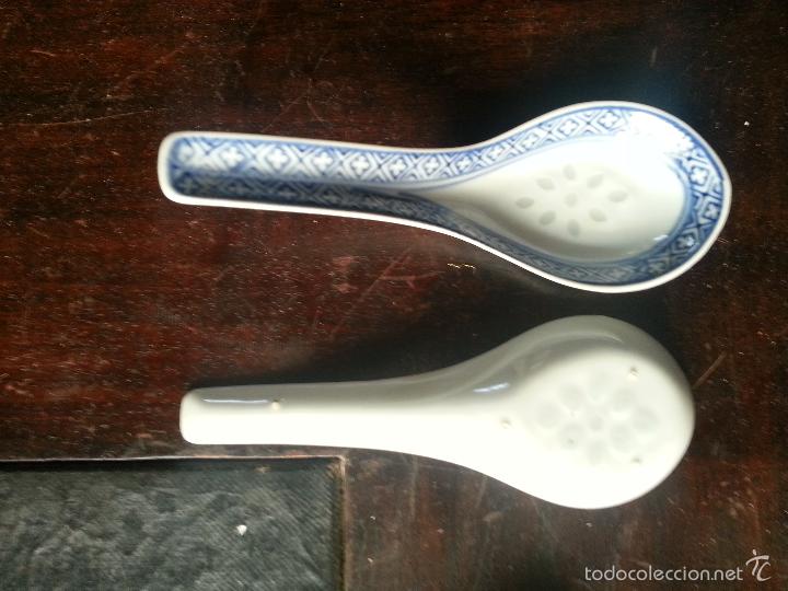 Colecionismo: Cuchara O CUCHARILLA China O JAPONESA de porcelana O CERAMICA