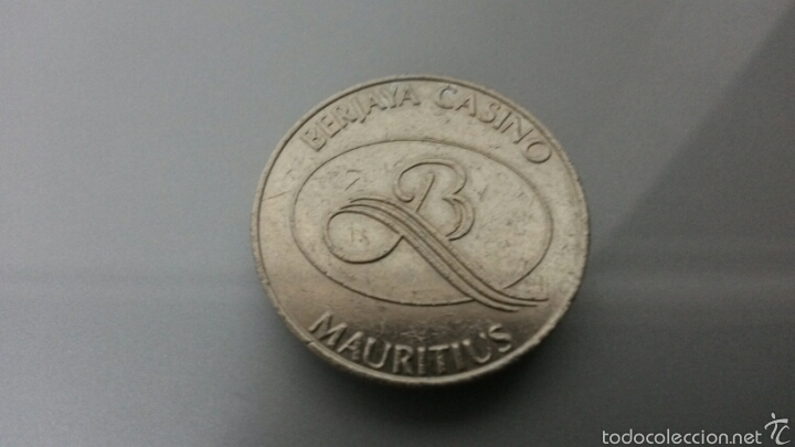 Collecting: FICHA CASINO BERJAYA 5 RUPEES MAURITIUS