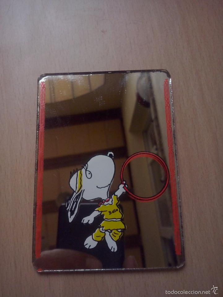 Coleccionismo: espejo de mano snoopy