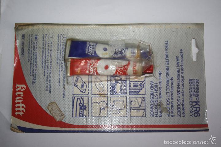 Coleccionismo: Antiguo Pegamento Krafft Dos Componentes - Foto 2