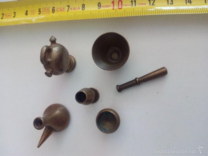 Coleccionismo: Enseres del hogar en miniatura de metal - Foto 1