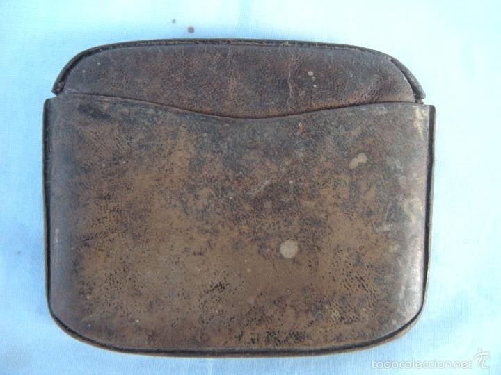 Coleccionismo: ANTIGUA PETACA DE CUERO PARA TABACO - Foto 1