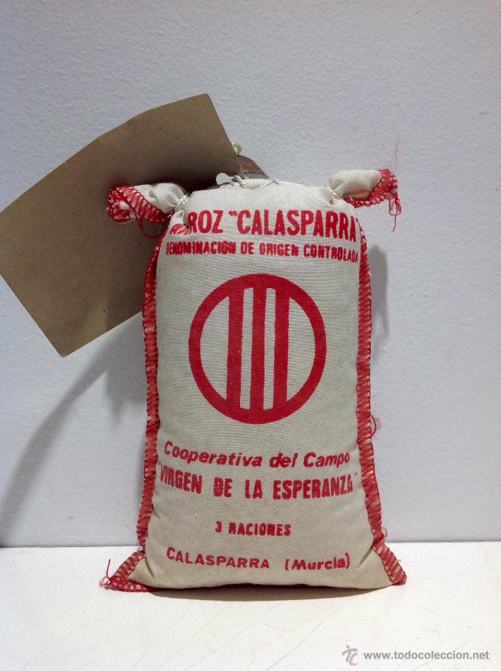 Collecting: ANTIGUO SAQUITO RECUERDO DE ARROZ DE CALASPARRA