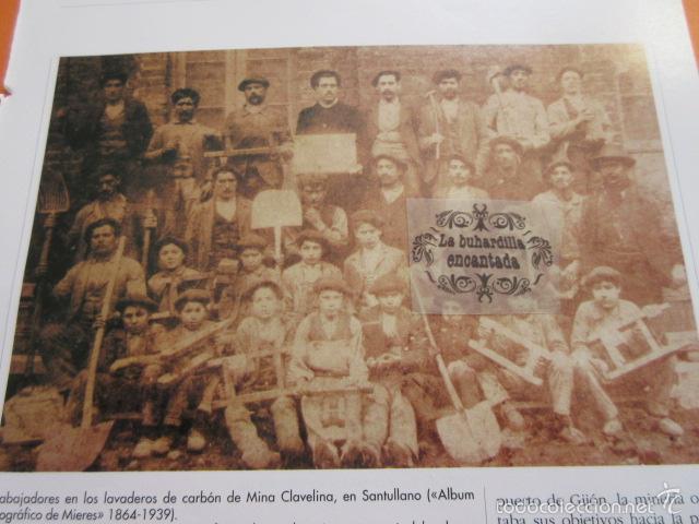 Coleccionismo: RECORTE FOTO - TRABAJADORES LAVADEROS DE CARBON MINA CLAVELINA SANTULLANO MIERES