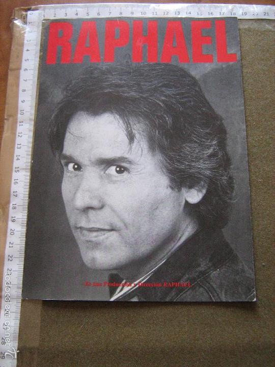 Coleccionismo: RAPHAEL - PROGRAMA GIRA DESDE EL FONDO DE MI ALMA